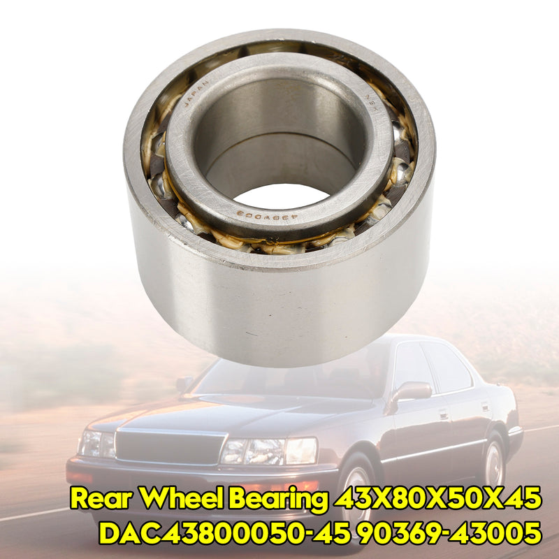 TOYOTA SUPRA JZA80 1993-2002 Rear Wheel Bearing 43X80X50X45  DAC43800050-45 90369-43005