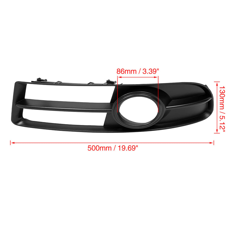 Front Left Side Bumper Grille Fog Light Grill For Audi A4 B7 S-Line S4 2005-08
