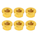 ALU M10 GOLD SPROCKET NUT SET FOR DUCATI STREETFIGHTER V2 V4 1260 X DIAVEL 1260