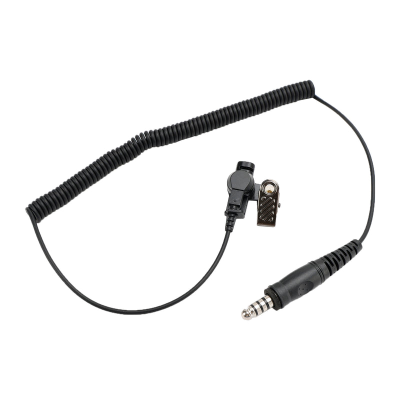 For Hytera PD415 PD500 PD565 6Pin U94 PTT 7.1-A3 Single Transparent Tube Headset