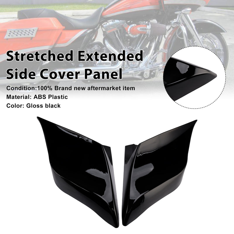 Stretched Extended Side Cover Panel For Touring Electra Street Road Glide 09-13