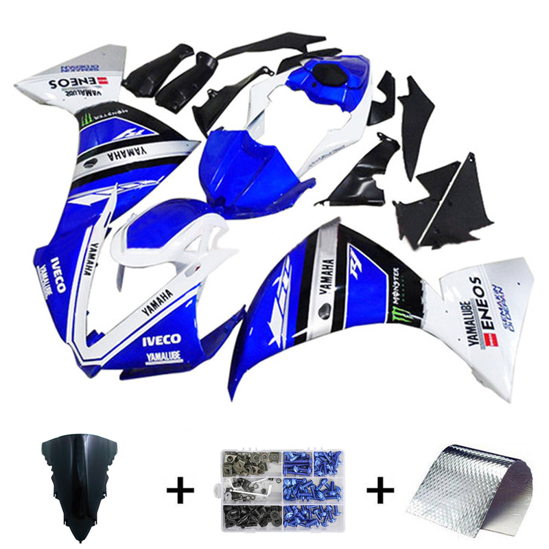 Amotopart Yamaha YZF 1000 R1 2009-2011 Fairing Kit Bodywork Plastic ABS