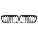 BMW 2 Series F45 F46 2018-2021 2PCS Gloss Black Front Kidney Grill Grille
