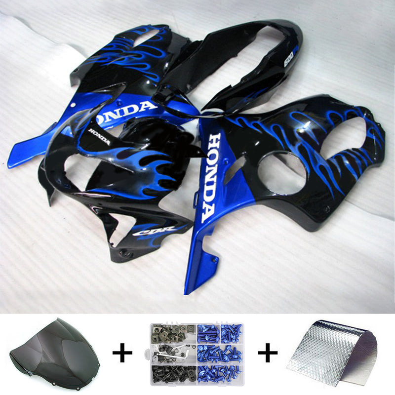 Amotopart Honda CBR600 F4 1999-2000 Fairing Kit Bodywork Plastic ABS