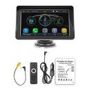 7" Wireless Carplay Car MP5 Player Multimedia Bluetooth Sunshade Remote Control