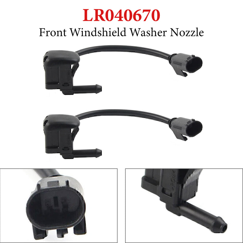 2x Front Windshield Washer Nozzle for Land Rover Range Rover L322 02-12 LR040670