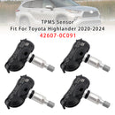 4X TPMS Tire Pressure Sensor For Toyota RAV4 Highlander Tundra 426070C091