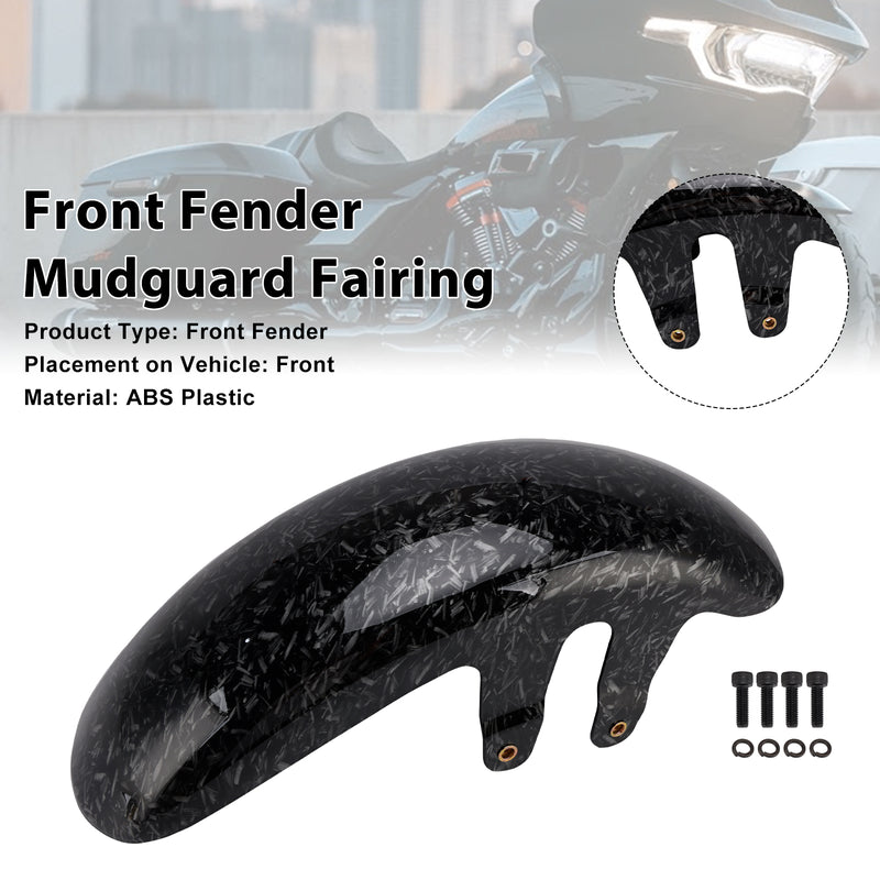 Front Fender Mudguard Fairing For Touring CVO Road Glide / Street Glide 23-25 Forge