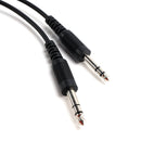 Pilot Noise-Cancelling Headset 6.3/5.2mm GA Plugs Universal Fit for Aircraft