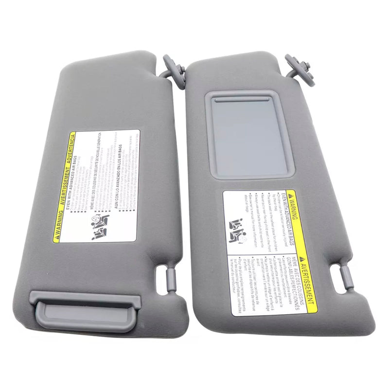 2PCS Gray Sun Visor Left & Right 74320-04181-B1 For  Toyota Tacoma 2005-2015