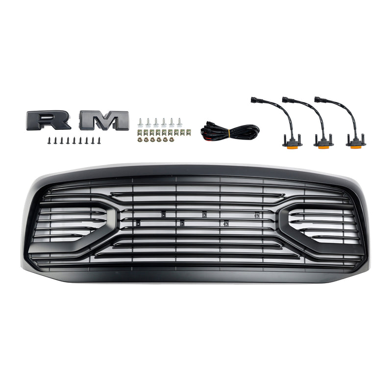 Front Bumper Grill Grille Fit Dodge RAM 1500 06-08 RAM 2500 3500 2006-2009
