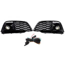 2018-2022 Fit Audi Q5 SQ5 Fog Light Grille Cover 80A807680L Pre-Facelift W/ACC