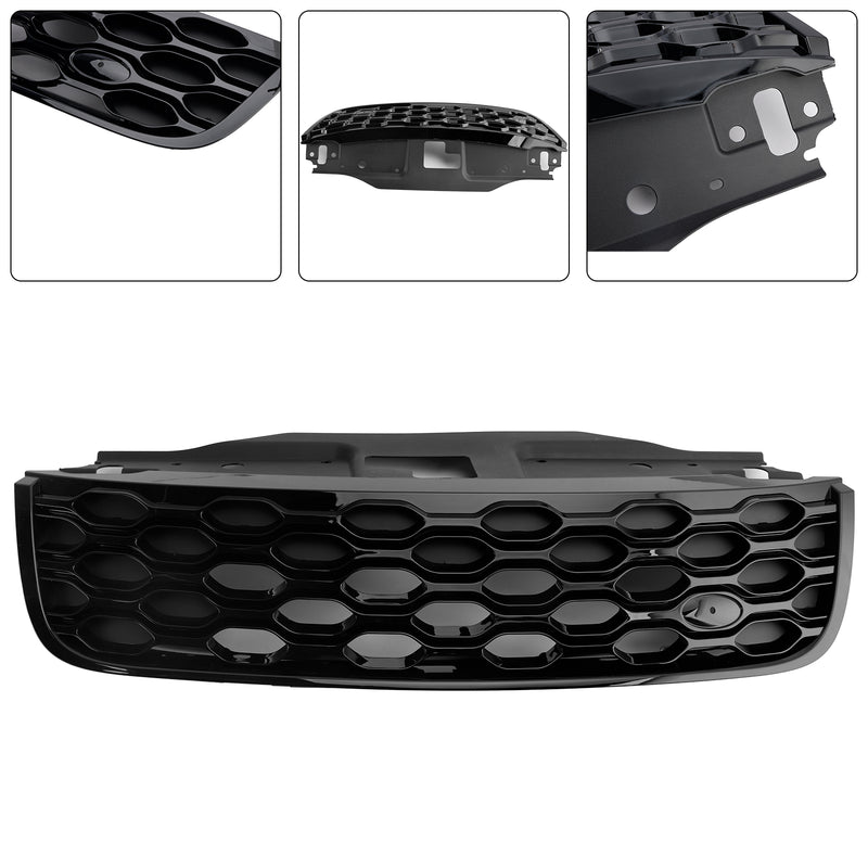 Front Bumper Grill Grille Fit Land Rover Discovery 5 L462 2017-2020 Black