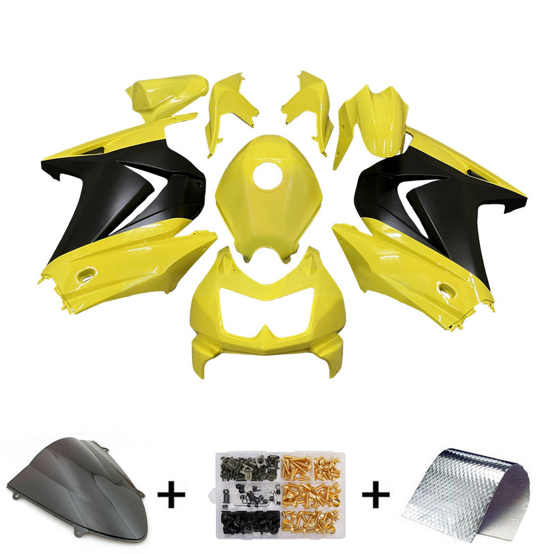 Injection Fairing Kit Bodywork Plastic ABS fit For Kawasaki EX250 Ninja250R 2008-2012