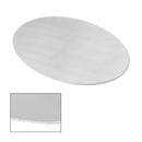 Oval Blank Aluminum Alloy License Plate DIY Universal fit for Motorcycle