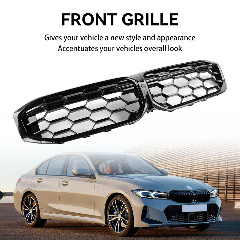 BMW G20 320i 330i M340i 2023-2024 Gloss Black Front Kidney Grill Grille