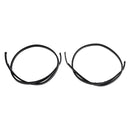 2PCS Roof Drip Molding Trim Left & Right Side Rubber For Nissan Altima 2013-2018