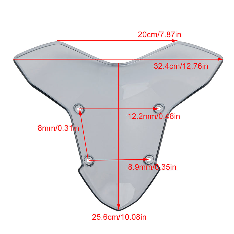 Windshield Windscreen for Kawasaki Z900 2020-2024