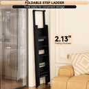 Foldable Drying Rack with Non-slip 4 Step Ladder 330lb Clothing Shoes Drying