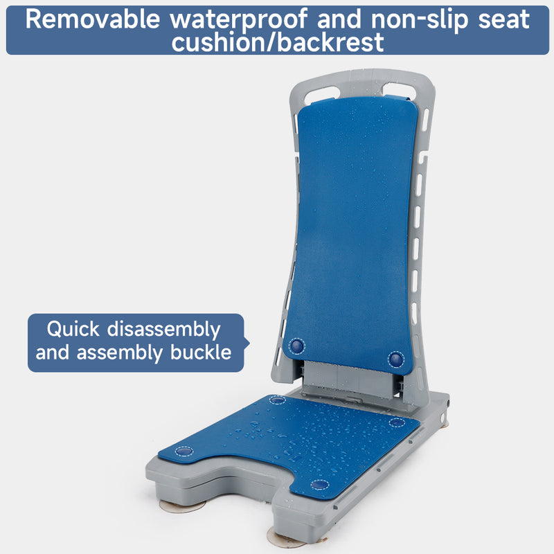 300 LBS Seniors Patient Electric Bath Chair Lift 18.7" Lift Elderly off Floor