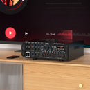 Bluetooth 5.0 HiFi Sunbuck 2000W Stereo Power Amplifier Karaoke FM USB SD AUX