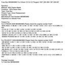 Fuse Box 9650663880 For Citroen C3 C4 C5 Peugeot 1007 206 206+ 307 406 807