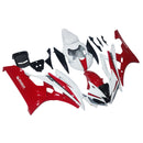 Fairings 2006-2007 Yamaha YZF-R6 White Red Michelin  R6 Racing Generic