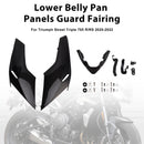 Lower Belly Pan Panels Guard Fairing For Street Triple 765 R/RS 2020-2022
