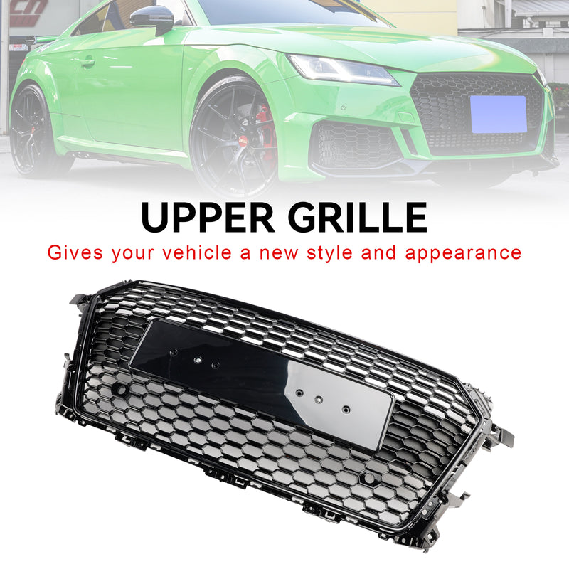 RS Style Front Honeycomb Grille Grill Fit Audi TT MK3 FV 8S 2014-2023