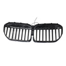 Single Slat Gloss Black Front Grill Grille Fit BMW 7 Series G11 G12 2019-2022