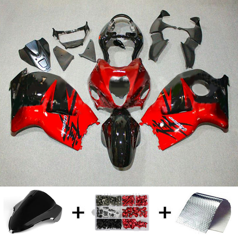 Amotopart Suzuki Hayabusa GSX1300R 1999-2007 Fairing Kit Bodywork Plastic ABS