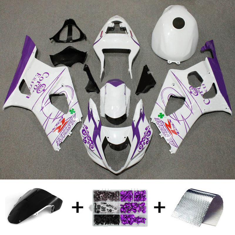 Amotopart Suzuki GSXR1000 2003-2004 K3 Fairing Kit Bodywork Plastic ABS