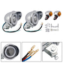 #D17 Headlight Lamp Spotlight Universal Coler Switch Fits Chrome For Motorcycle