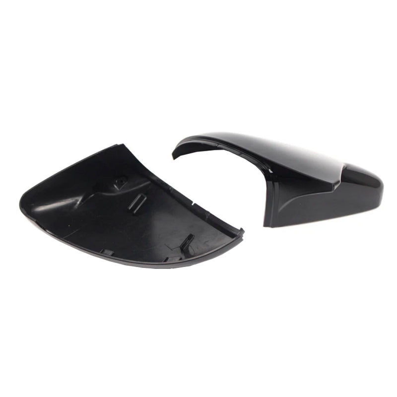 2pcs Gloss Black Door Wing Mirror Cover Caps Casing For VW Golf MK7 2015-2019