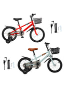 14"/16" Children Bicycle Toddlers Bike with Training Wheels Basket Kickstand