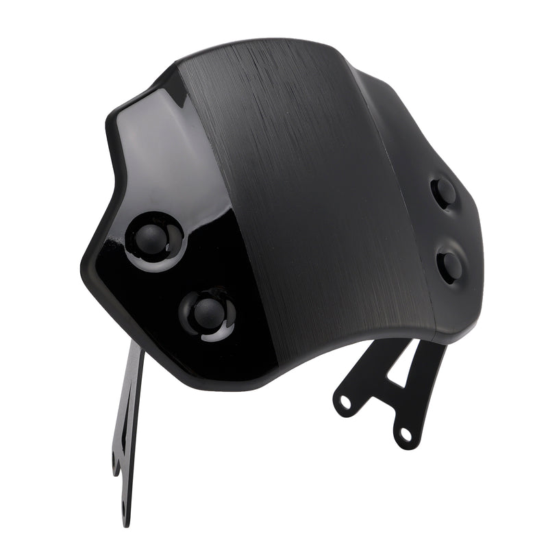 Motorcycle Windshield WindScreen fit for SCRAMBLER 400 X 2024-2025 Black