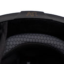 DOT Motorcycle Helmet Adult Street Full Face Black gold