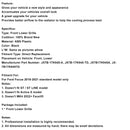 St Style Front Bumper Lower Grill Grille Fit Ford Focus MK4 2018-2021 Black