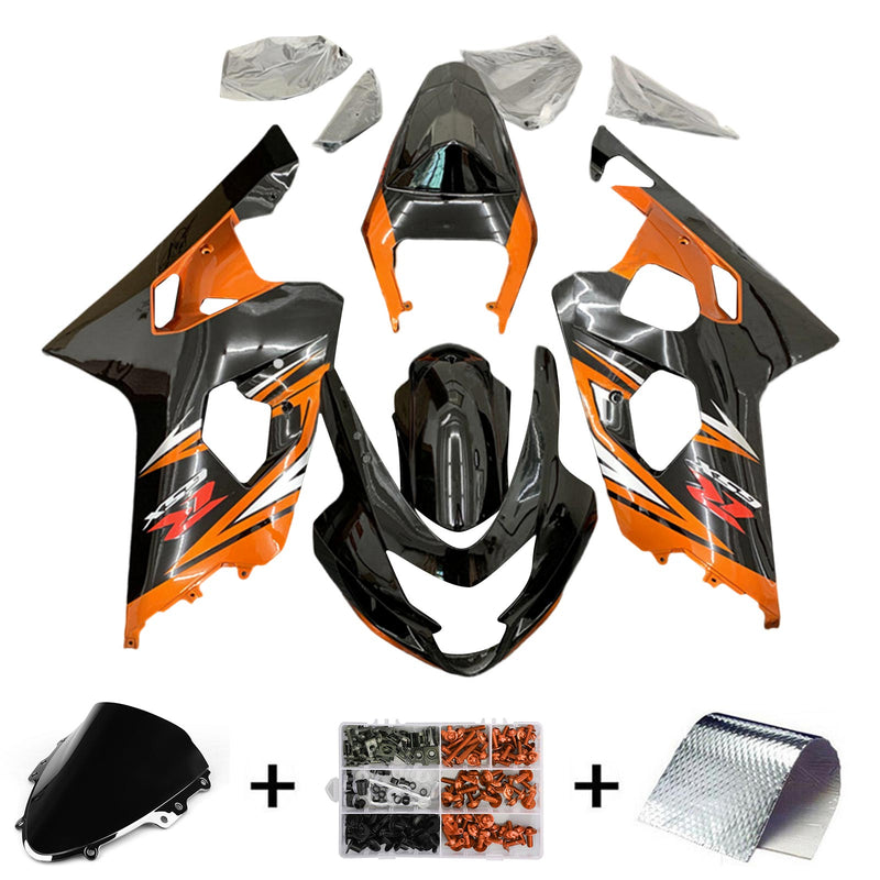 Amotopart Suzuki GSXR 600/750 2004-2005 K4 Fairing Kit Bodywork Plastic ABS