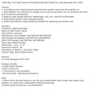 2PCS Rear Tail Light Bracket & Plug Bulb 68270837/92AA For Jeep Renegade 15-23