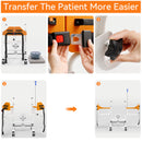 Widen Patient Chair Hydraulic Transferred Lift Wheelchair 180 Split Seat