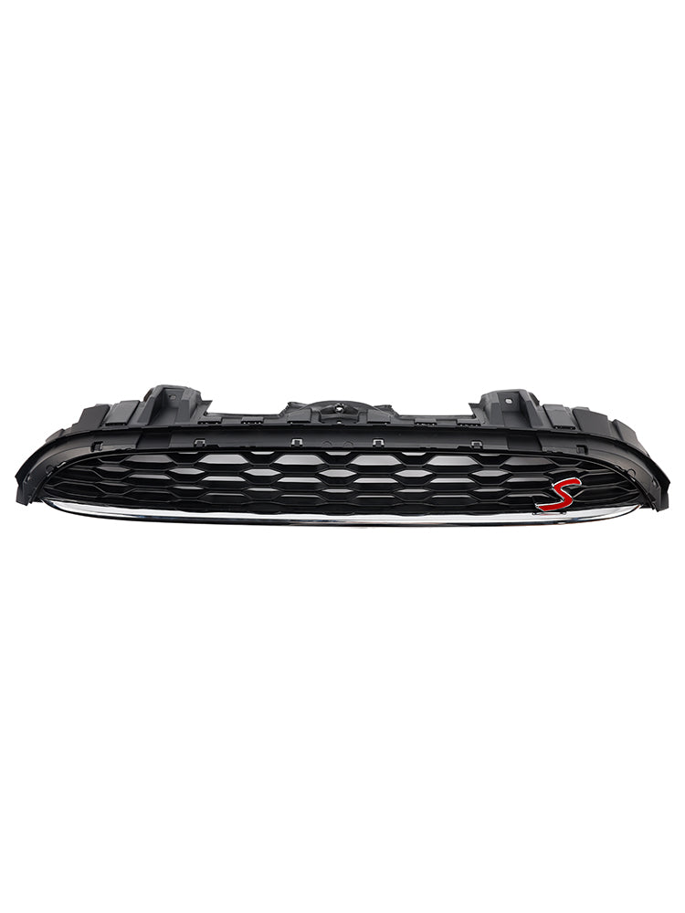 Black Front Mesh Grille Grill 51137335528 Fit Mini Cooper F55 F56 F57 2014-2021