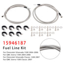 Fuel Line Kit 15946187 For Chevy Silverado GMC Sierra 1500 4.8L 5.3L Crew Cab