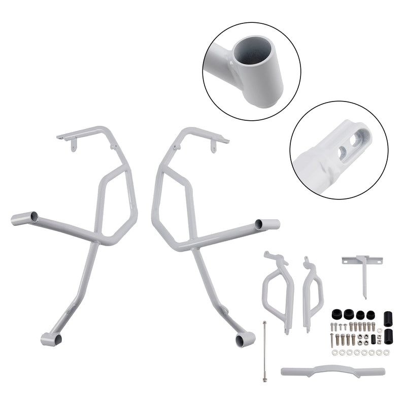 Engine Guard Frame Anti-Crash Bumper Protect White For Du Desertx 2022-2024 23
