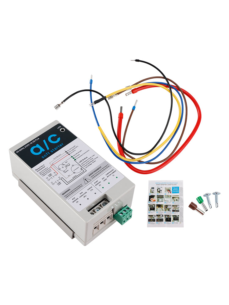 AC Soft Starter Reverse Motor Protection  (16-32A + Install Kit)