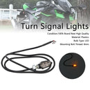 12V LED Turn Signal Indicator Light 8mm Universal Motorcycle For Kawasaki