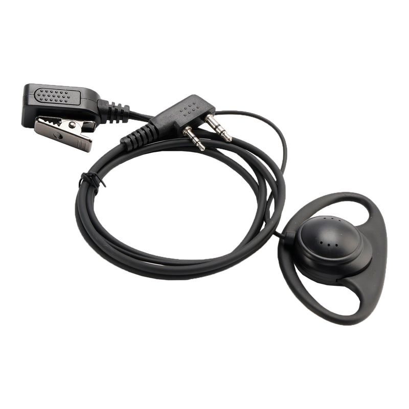 K-326-D Earhook Headset For TK-240 TH-F7 RPU499A Plus KG669 TG-2AT PX-666 UV-5RC