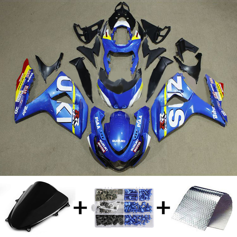 Amotopart Suzuki GSXR1000 2009-2016 K9 Fairing Kit Bodywork Plastic ABS