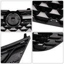 Black Chrome Front Bumper Grill Grille Fit Vauxhall Astra K 2015-2019 Facelift