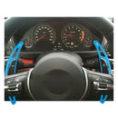 Steering Wheel Paddle Shifter Extension For BMW M3 M4 X5M X6M Aluminium Blue
